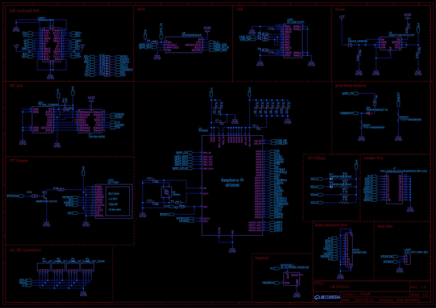 VB RP2040 Schematic